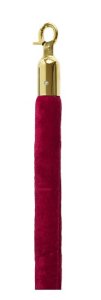 Corde rouge - Crochet doré