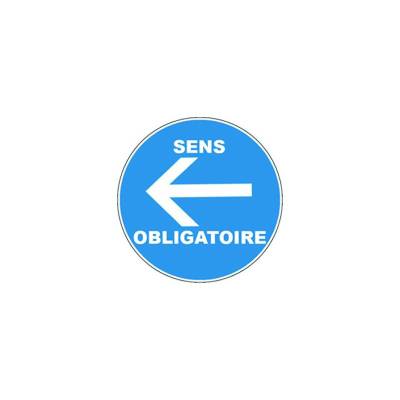 Sens obligatoire flèche gauche