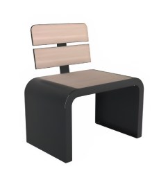 Anthracite / Chêne clair