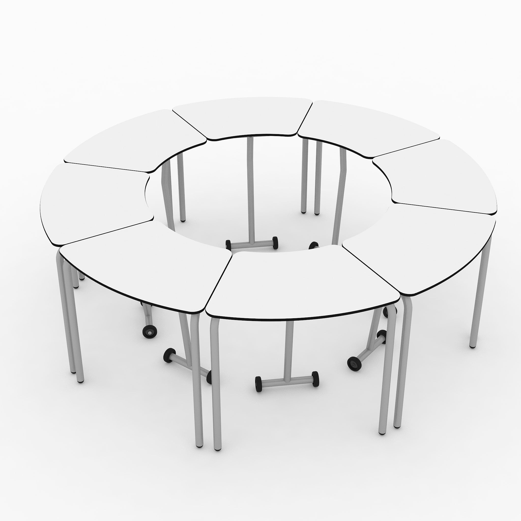 Table scolaire modulable pliante - Taille 5 ou 6 - Panneau mélamine blanche - 72336278-584722465.jpg