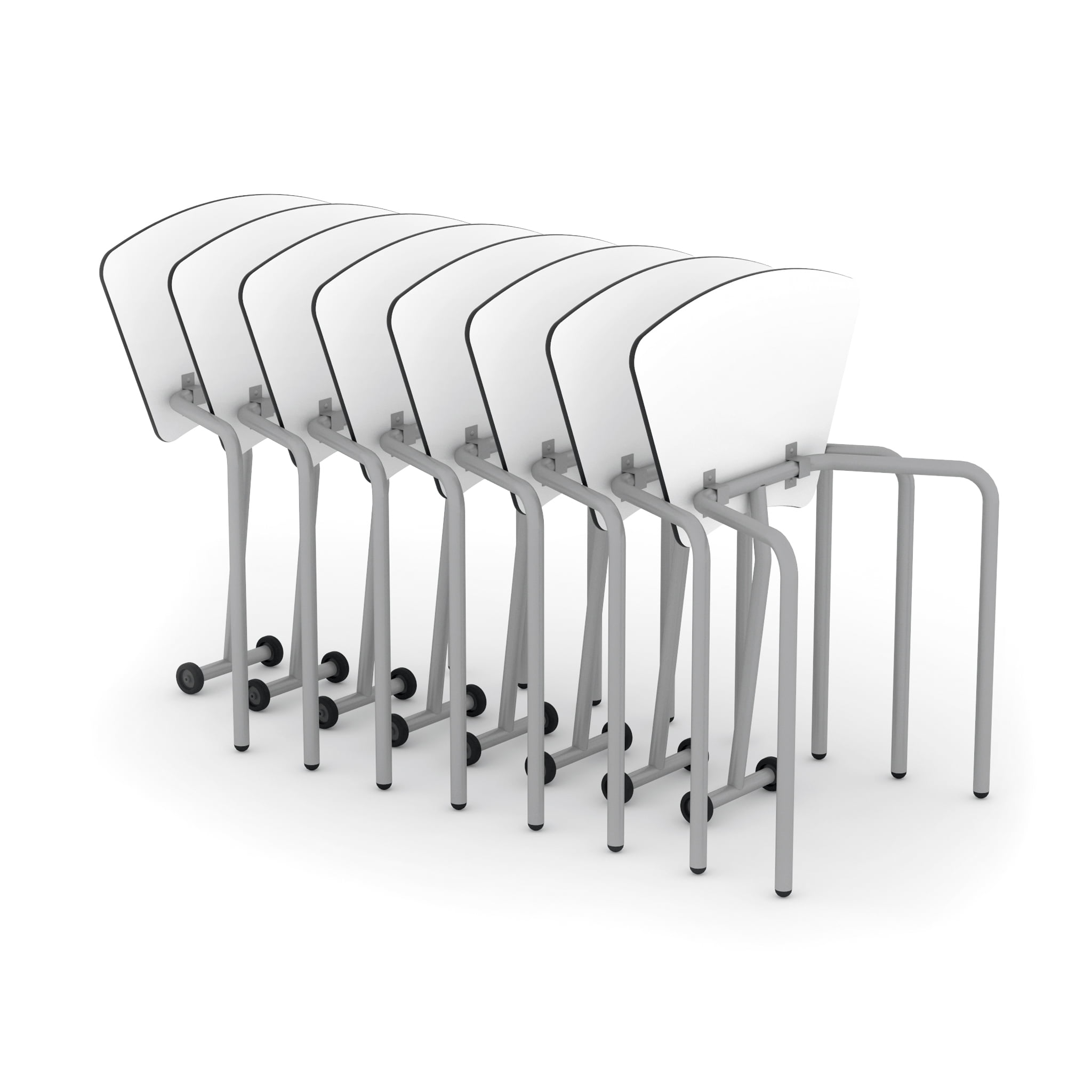 Table scolaire modulable pliante - Taille 5 ou 6 - Panneau mélamine blanche - 72336278-685564213.jpg