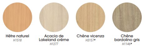 Finition structure<br>Autres coloris sur demande