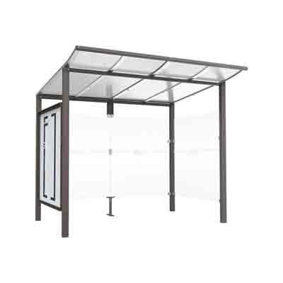 Vitrine et bardage latéral	