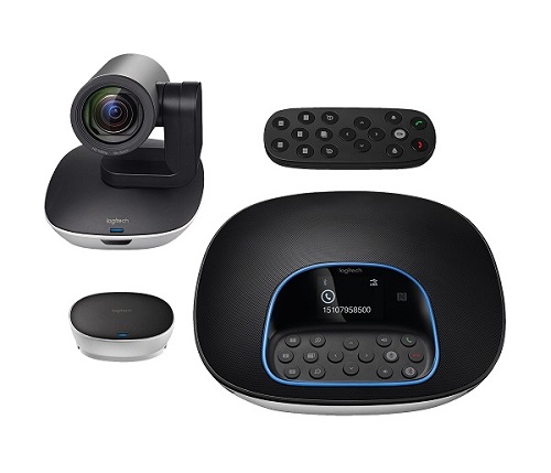 Kit visioconférence Logitech Group - Caméra Full HD - 4 microphones - Haut-parleurs  - 72574937-913523146.jpg