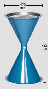 Cendrier sablier en plastique sur pied - 73315285-665492435.PNG