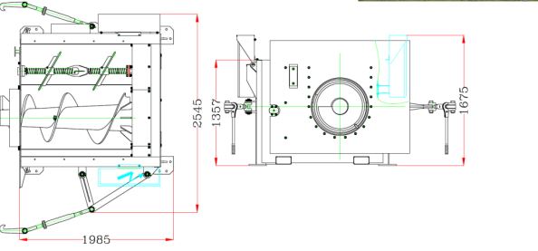Compacteur à vis - Puissance : 20 kW - Ouverture de chargement : 1450 × 1380 mm - Alimentation : 380 V triphasé - 7596588-588427367.JPG