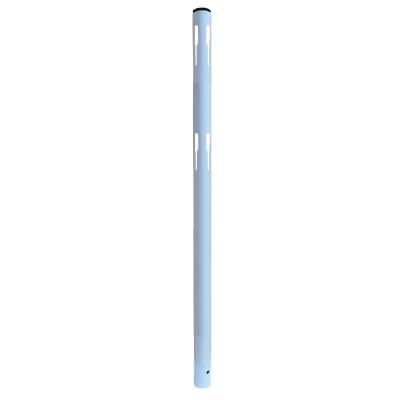 Poteau acier base à sceller 1m - 2 niveaux - blanc