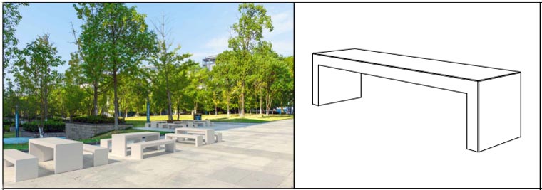 Banc public rectangulaire en béton  - 76334159-144981367.jpg