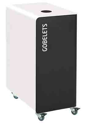 Borne de tri sélectif 90L sans serrure avec roulettes  - 76461238-614179475.jpg