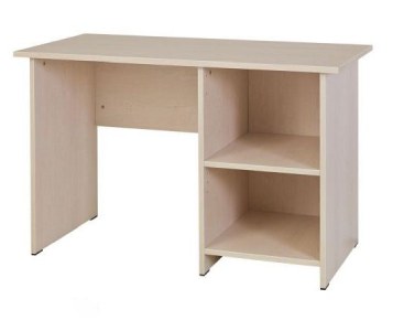 Bureau avec caisson et tiroir KUMYOS – Dim.1000 x 600 mm ou 1200 x 600 mm - Structure mélaminé - 76922723-212431281.jpg