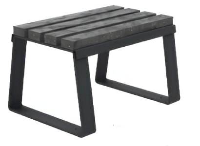 Banc en plastique recyclé - 1 ou 3 places - L.700 à 1800 x P.585 x H.815 mm – Anthracite - 76962813-971652837.jpg