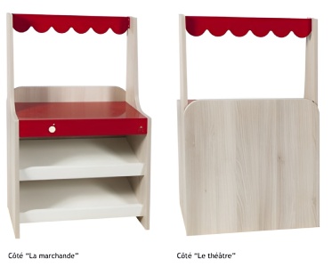 Jeux d'imitation pour crèche - Réfrigérateur - L.413 mm x H.902 mm x P.368 mm - Panneaux particules mélaminés - 77321184-232677187.jpg