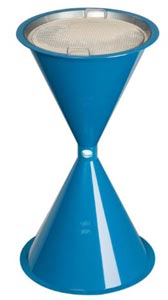 Cendrier sablier en plastique sur pied avec couvercle - 77619432-951453133.jpg