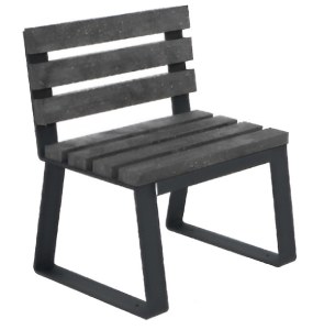 Banc avec dossier en plastique recyclé - 3 places - L.1800 x P.585 x H.815 mm - 78223149-492215113.jpg