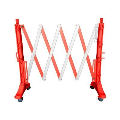 Barrière extensible polypropylène 2m rouge/blanc