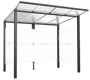 Avec deux bardages latéraux - Lg 2500 mm	