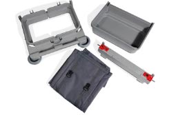 <b>Accessoires inclus :</b> <br> - Kit extension sac en toile grise 100L pour linge