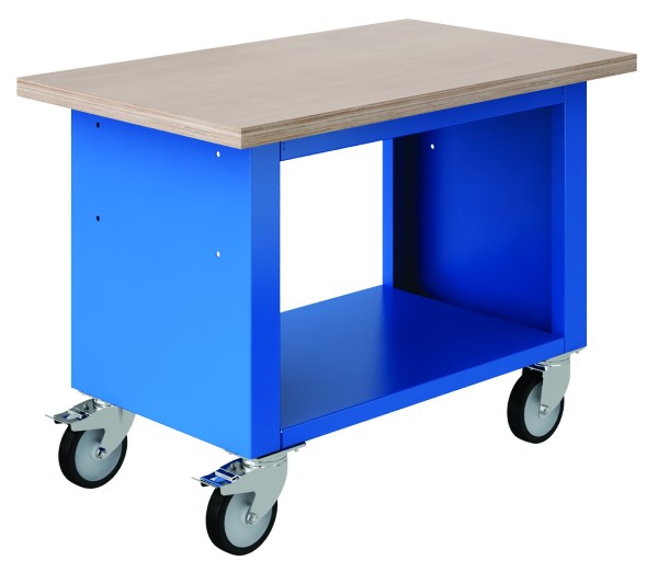 Établi mobile à plancher