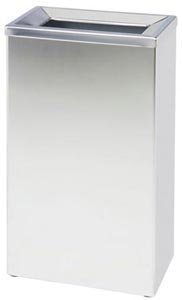 Corbeille en inox - 25 L - murale ou à poser 81255142-956751532.jpg