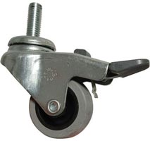 Borne à déchets à trappe basculante - 50 L - Inox brossé ou acier blanc - 81759436-183111241.jpg