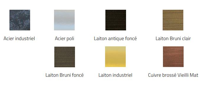 Finitions métalliques