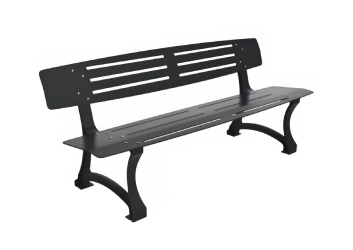 Banc extérieur en acier - Ajouré – 1 place - L.700 x P.605 x H.760 mm - Coloris au choix - 82265493-552621522.jpg