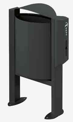 Corbeille sur pied 40L et distributeur sac hygiène canine ARKEA CANIN - 82441283-412493332.jpg