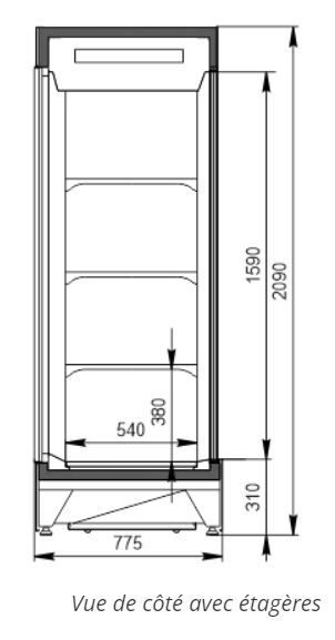 Vitrine réfrigérée personnalisable avec évaporateur statique - de -1°C à +4°C - 82573183-946716231.png