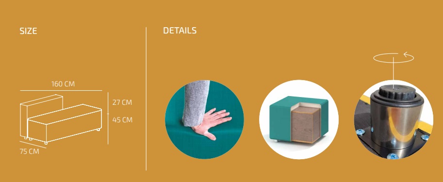 Banquette scolaire en mousse - 160 x 55 x 45 cm  - 83523715-597718449.jpg