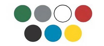 Couleurs disponibles pour les couvercles