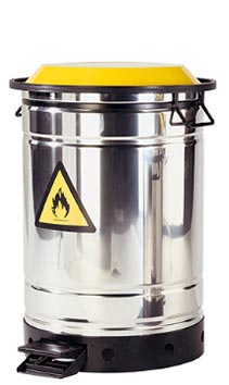 Poubelle pour déchets inflammables en inox - 8434037-444315887.jpg