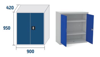 Grande séparation <br>1 grande étagère <br> 3 étagères moyennes <br> 1 tringle porte cintres