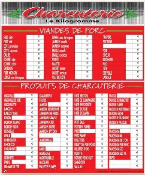 Charcuterie 50 x 40 cm