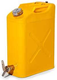 Jerrycan de dosage tôle d’acier avec robinet de remplissage 20 L