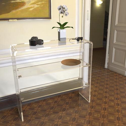 Console Classique en Plexiglas