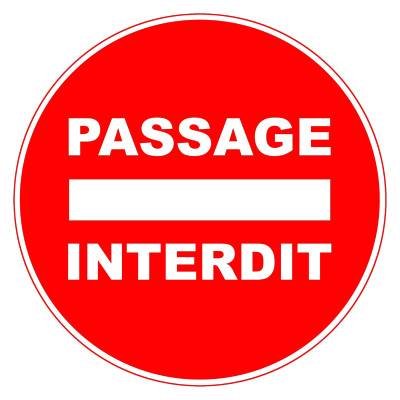 Passage interdit