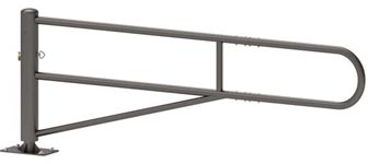 Barrière tournante - Long. 2300 mm - Galvanisé ou peint sur galva  - 8891455-345281391.jpg
