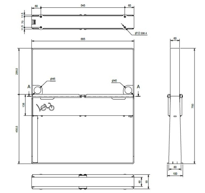 Arceau vélo électrique en acier - avec borne de recharge - H.750 mm x L.665 mm - 89431736-183322168.jpg