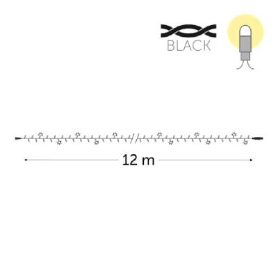 leds blanc chaud (48 flash) - fil noir