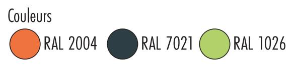 Couleurs disponibles (à valider lors de la commande)