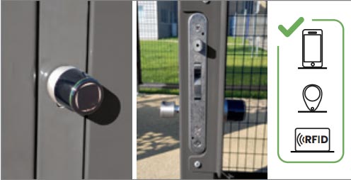 Serrure connectée <I> (option)</I>