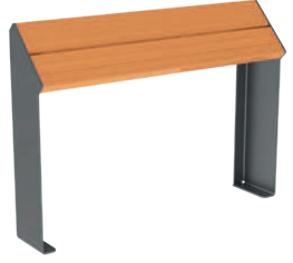 Assis-debout bois-acier