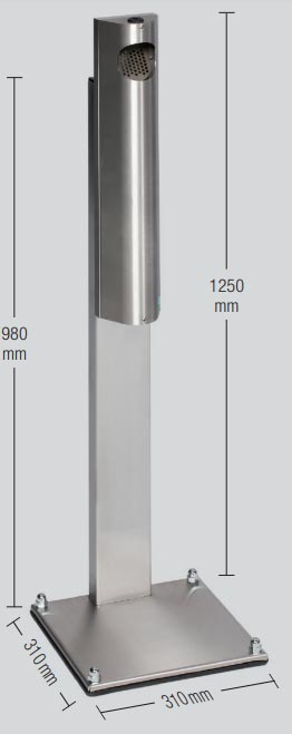 Cendrier avec serrure sur pied - 9345064-874298711.jpg