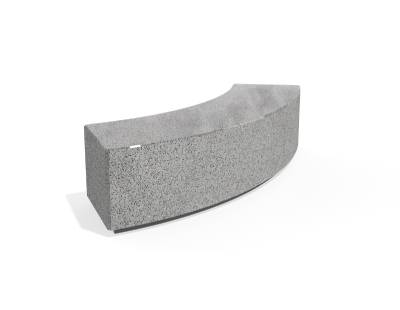 Agrégat assise polie - agrégat exposé sur côtés