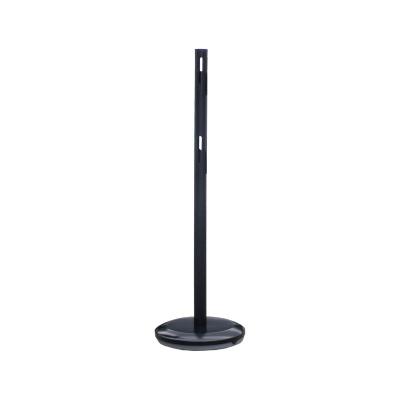 Poteau acier base lestée Ø 330mm - noir