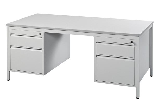 Table de bureau et caisson avec tiroirs  - 94543624-483172414.jpg