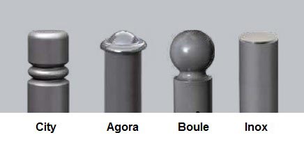 4 pommeaux au choix