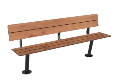 Avec dossier - Anthracite / Pin Tyrol