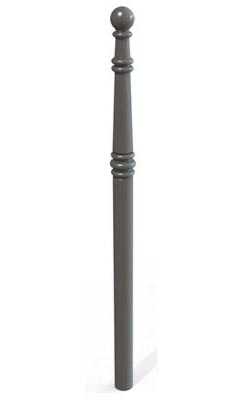 Potelet Ø60 <br> Hauteur hors sol : 1200 mm