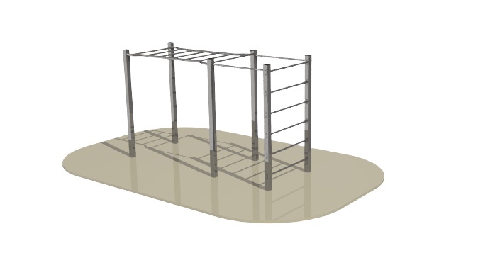 Module de Street Workout en acier inoxydable - Poteaux à sceller - 96471521-515572685.jpg